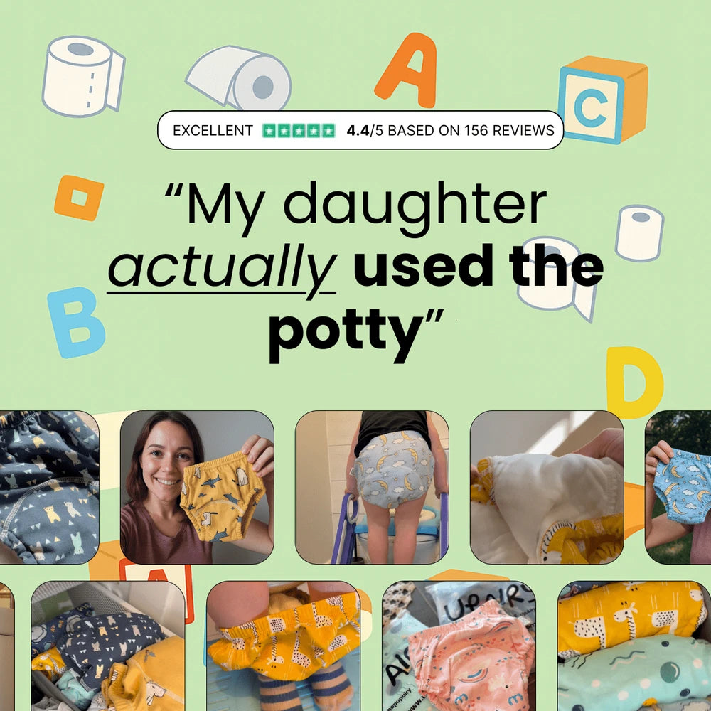 Potty Training Underwear for Toddlers | Fun Prints, Leak-Resistant
