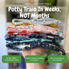 Potty Training Underwear for Toddlers | Fun Prints, Leak-Resistant