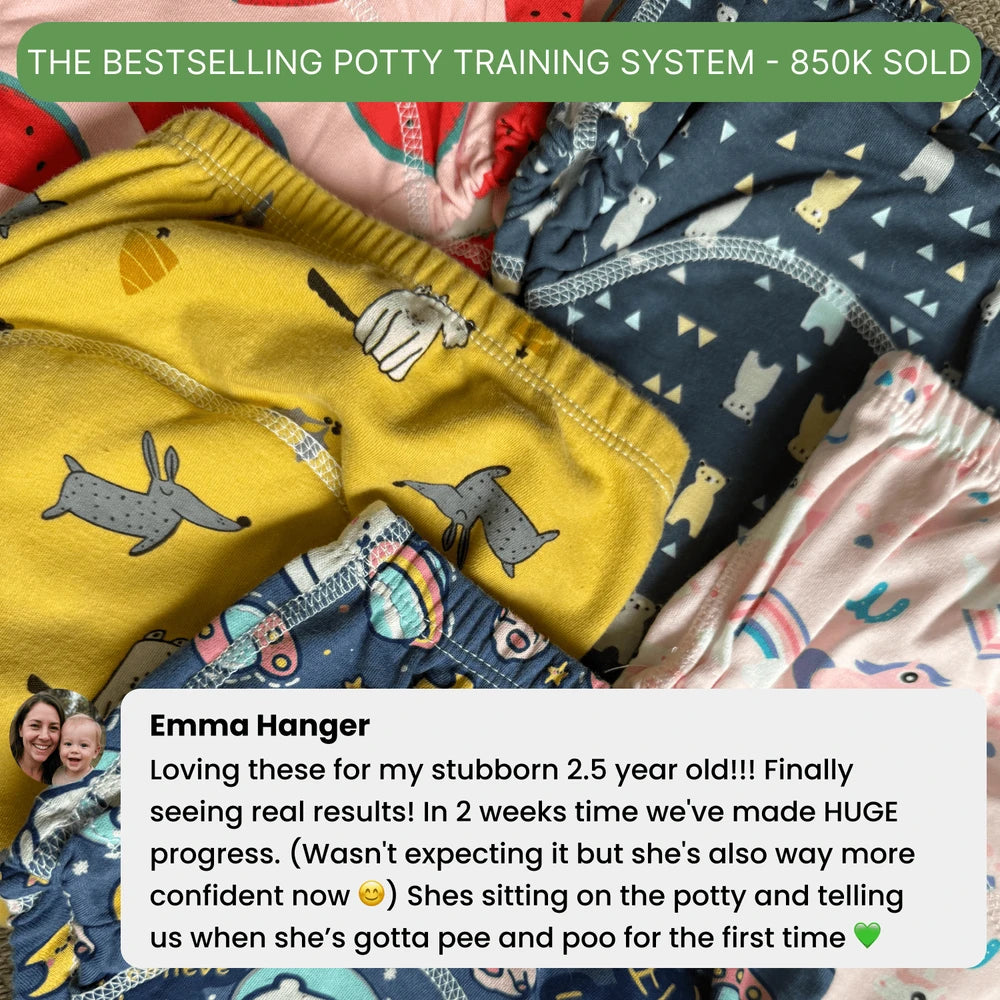 Potty Training Underwear for Toddlers | Fun Prints, Leak-Resistant