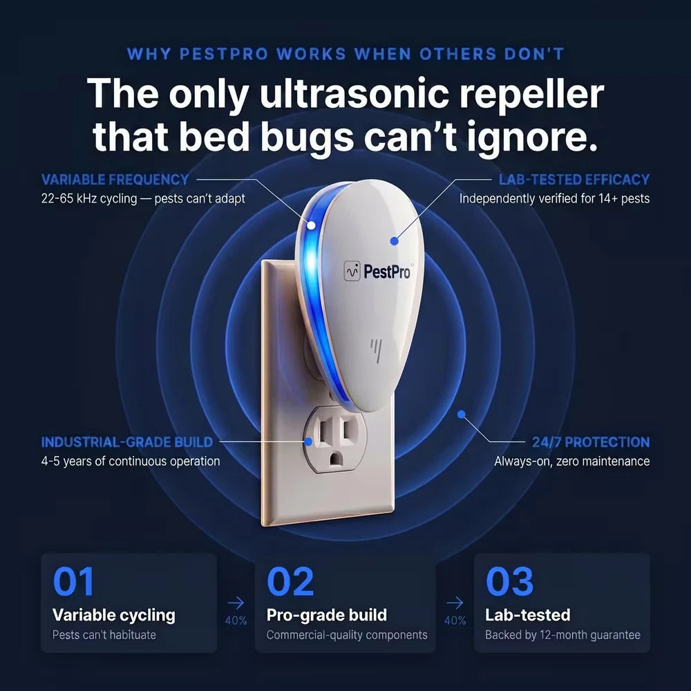 PestPro Ultrasonic Pest Repeller