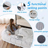 Washable Faux Fur Human Dog Bed