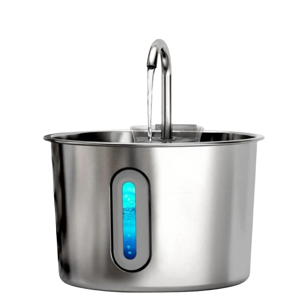 OYES Stainless Steel Automatic Pet Water Fountain