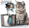 OYES Stainless Steel Automatic Pet Water Fountain