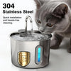 OYES Stainless Steel Automatic Pet Water Fountain