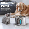 OYES Stainless Steel Automatic Pet Water Fountain