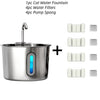 OYES Stainless Steel Automatic Pet Water Fountain