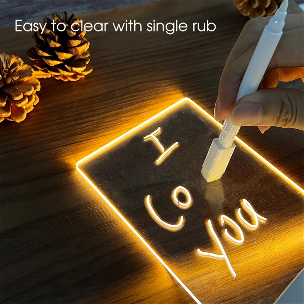 Luminous Acrylic Message Board
