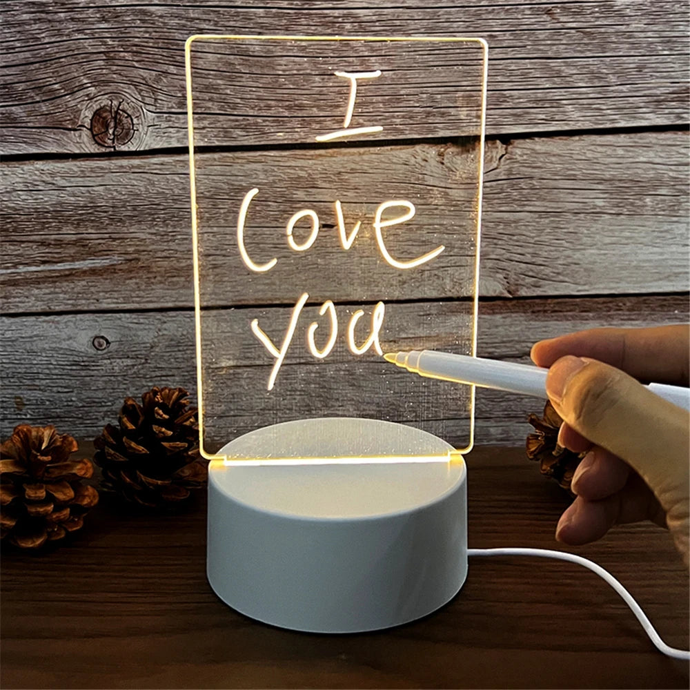 Luminous Acrylic Message Board