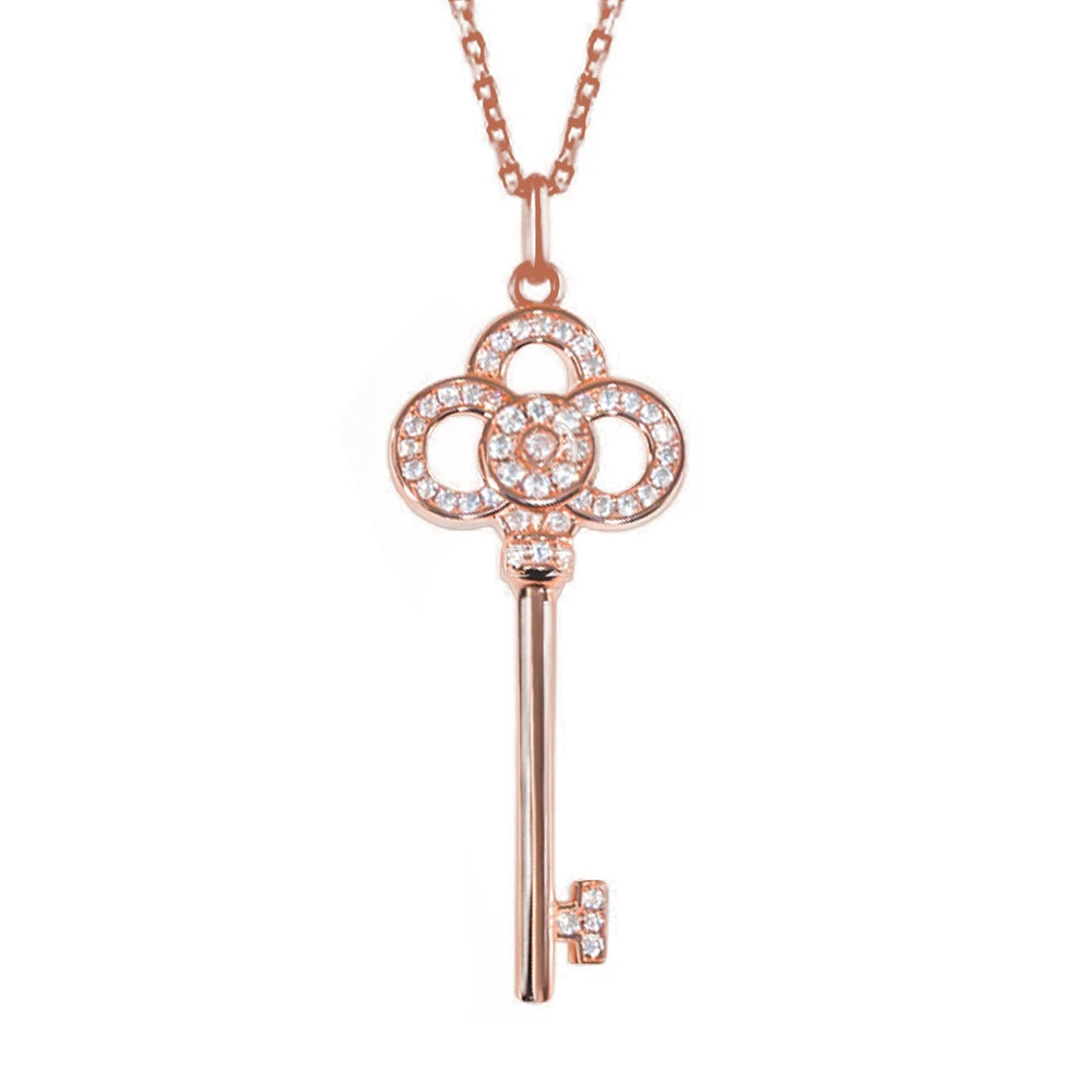 Key Heart Necklace Gift Set
