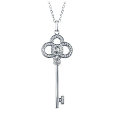Key Heart Necklace Gift Set