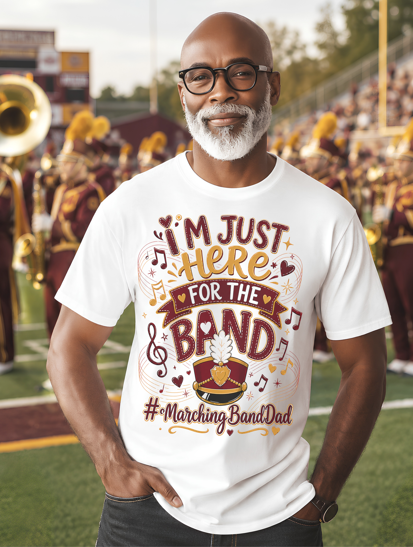 Marching Band Mom Shirt | I'm Just Here for the Band Tee