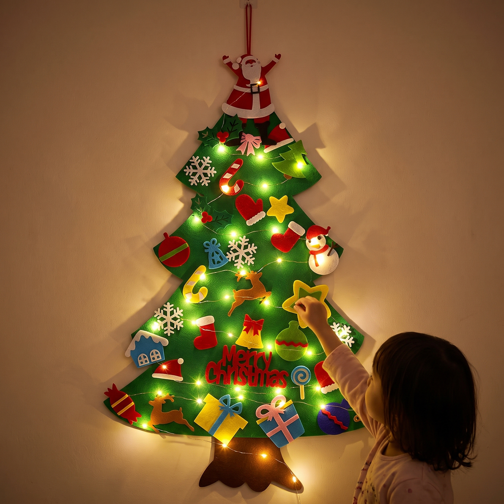 Trim-a-Tot™ Interactive Felt Christmas Tree