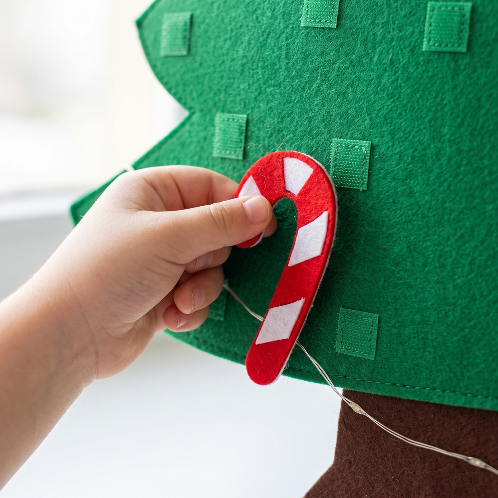Trim-a-Tot™ Interactive Felt Christmas Tree