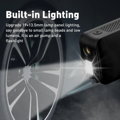 Rechargeable Tire Inflator | Digital Cordless Air Pump for Cars & Bikes