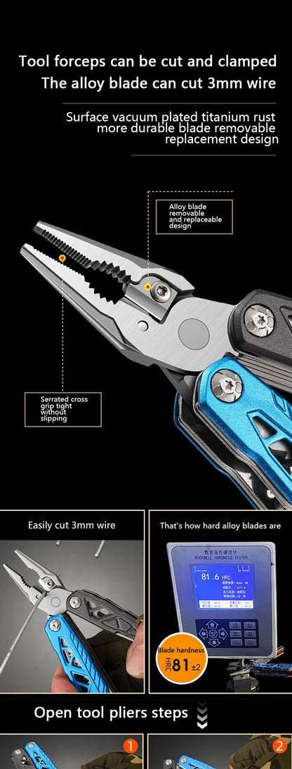 HaulPro™ 14-in-1 Emergency Multi-Tool | Hammer, Pliers & Wrench in One