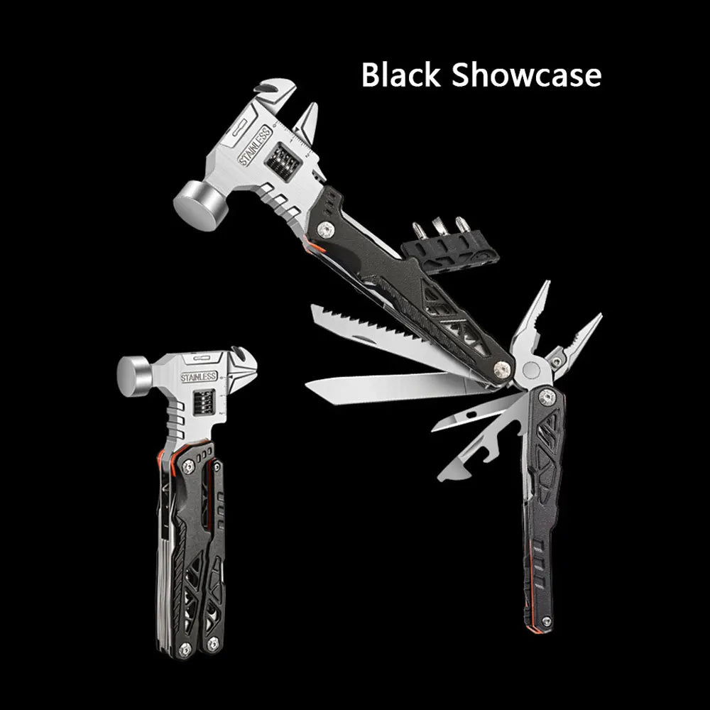 HaulPro™ 14-in-1 Emergency Multi-Tool | Hammer, Pliers & Wrench in One