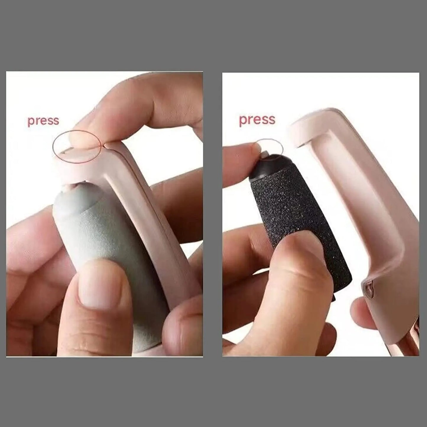 Electronic Tool File and Healing Tissue Remover Electric Foot Grinder Pink