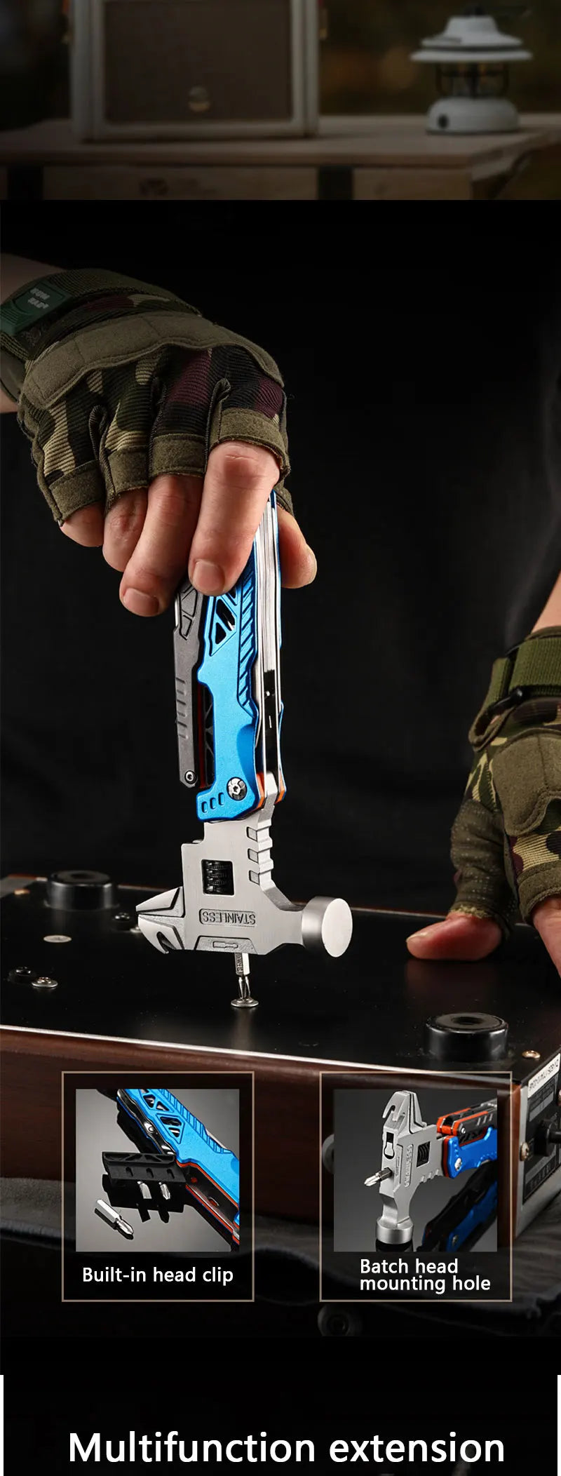 HaulPro™ 14-in-1 Emergency Multi-Tool | Hammer, Pliers & Wrench in One