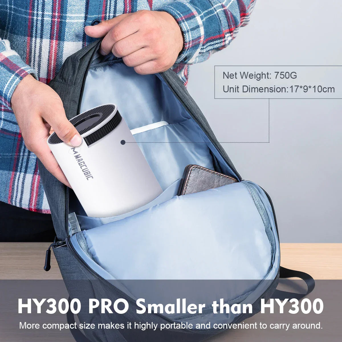 HY300 Pro 4K Android Projector | WiFi6, 260ANSI, Bluetooth 5.0