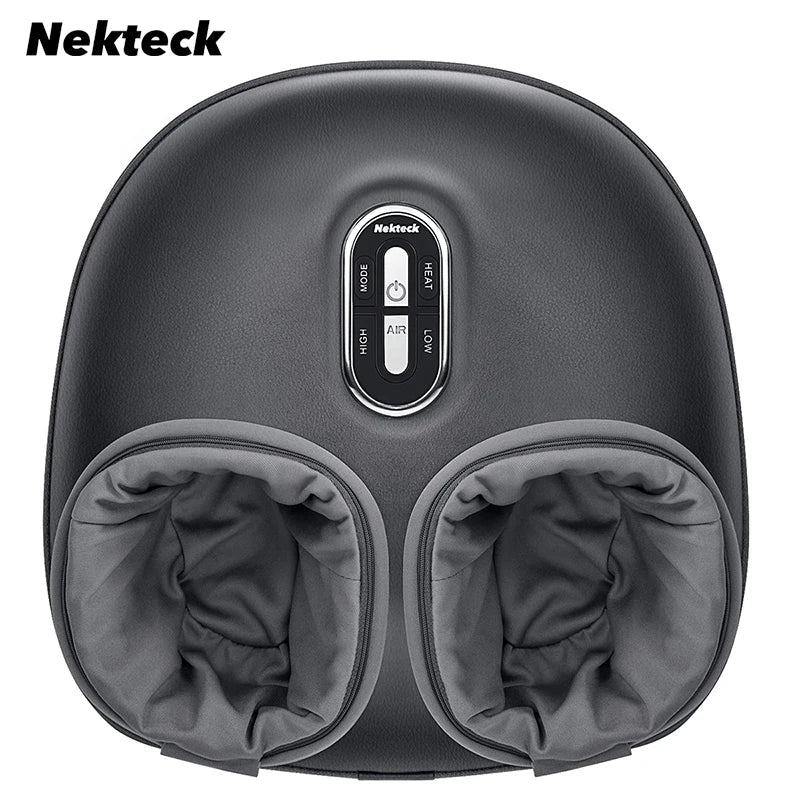 Shiatsu Foot Massager with Heat | Deep-Knead Air Compression Relief