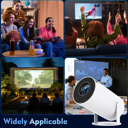 HY300 Pro 4K Android Projector | WiFi6, 260ANSI, Bluetooth 5.0