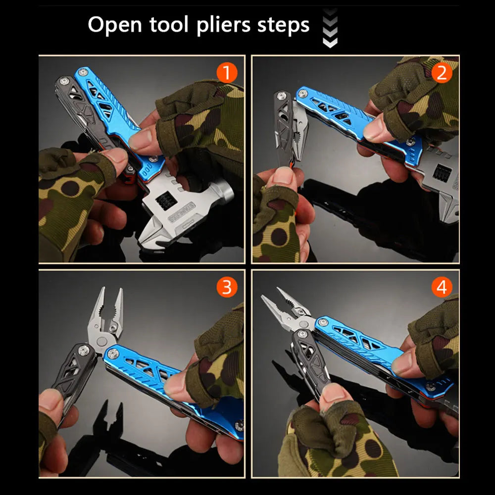 HaulPro™ 14-in-1 Emergency Multi-Tool | Hammer, Pliers & Wrench in One