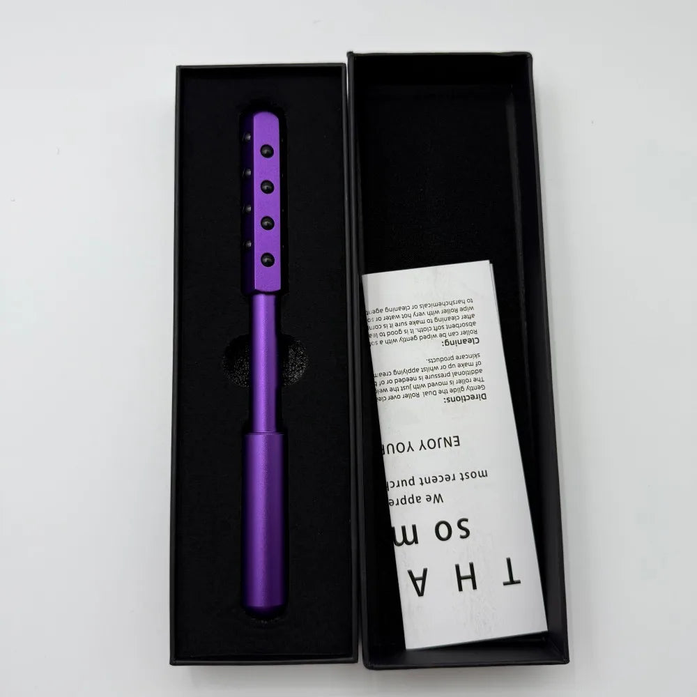 24 Germanium Face Massage Beauty Acupoint Roller Stick Wholesale Beauty Roller Tool Face Gua Sha Massager Women Skin Care Beauty