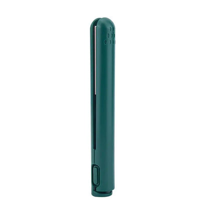 Portable 2-in-1 Curling Iron – USB Rechargeable Straight & Curl Tool