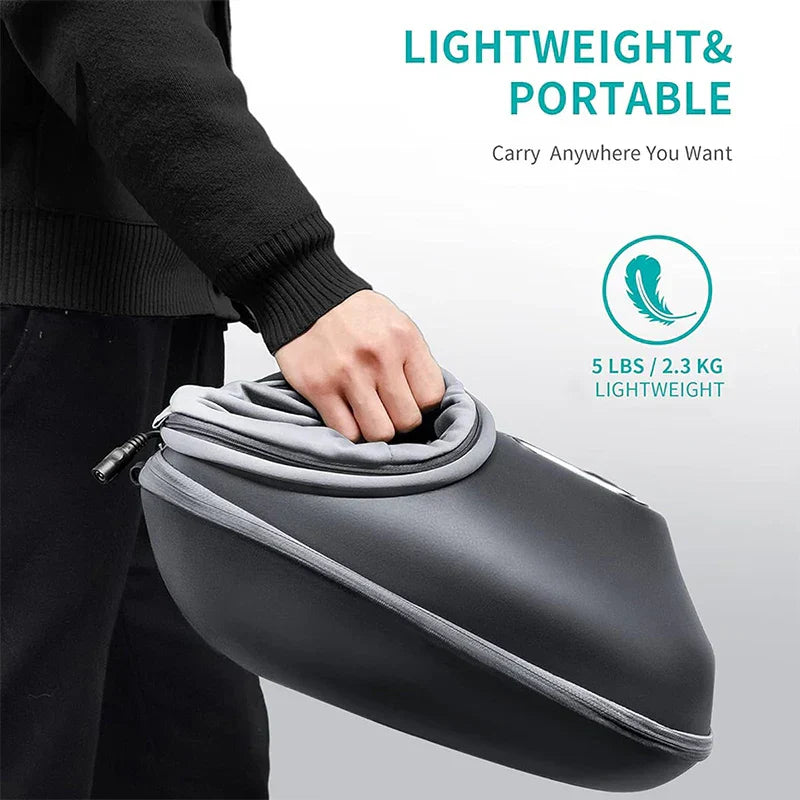 Shiatsu Foot Massager with Heat | Deep-Knead Air Compression Relief