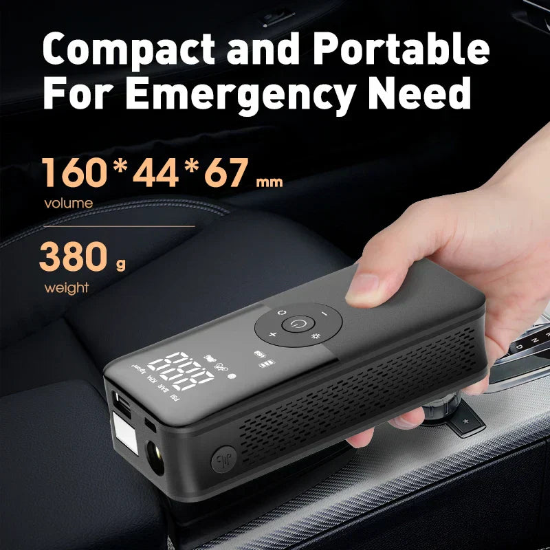 Rechargeable Tire Inflator | Digital Cordless Air Pump for Cars & Bikes