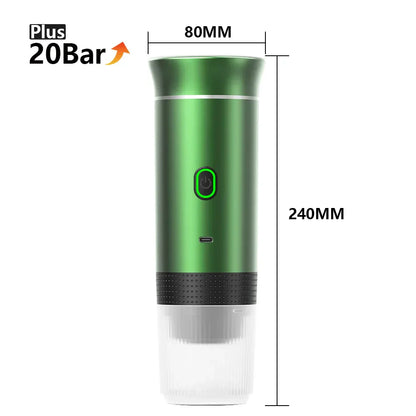 Portable Espresso Machine | 3-in-1 Wireless Travel Coffee Maker
