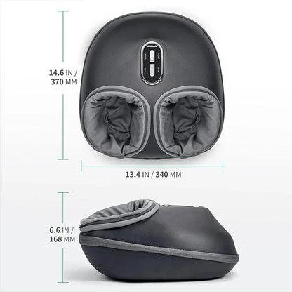 Shiatsu Foot Massager with Heat | Deep-Knead Air Compression Relief