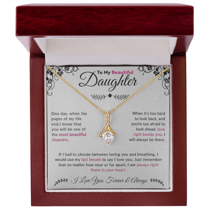 To My Beautiful Daughter| Alluring Beauty Necklace