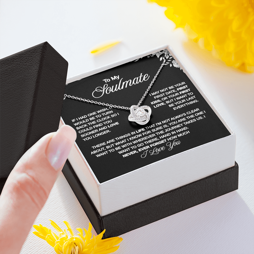 To My Soulmate | Eternal Love Knot Necklace