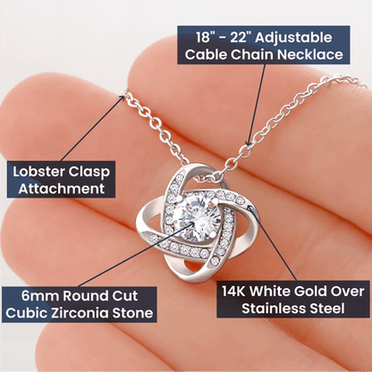 To My Soulmate | Eternal Love Knot Necklace