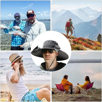 Solar Breeze™ Fan Hat | Solar-Powered Cooling Hat for Outdoor Work & Play