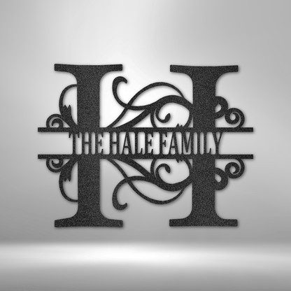 Custom Family Name Sign | Personalized Metal Wall Art (FLAG IT!™ Collection)