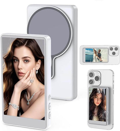 MagSnap™ Selfie Screen | Magnetic Phone Mirror for Perfect Rear-Camera Selfies