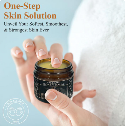 Pure Tallow Skin Balm | Whipped Grass-Fed Moisturizer for Dry Skin