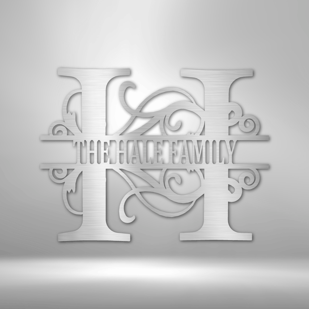 Custom Family Name Sign | Personalized Metal Wall Art (FLAG IT!™ Collection)