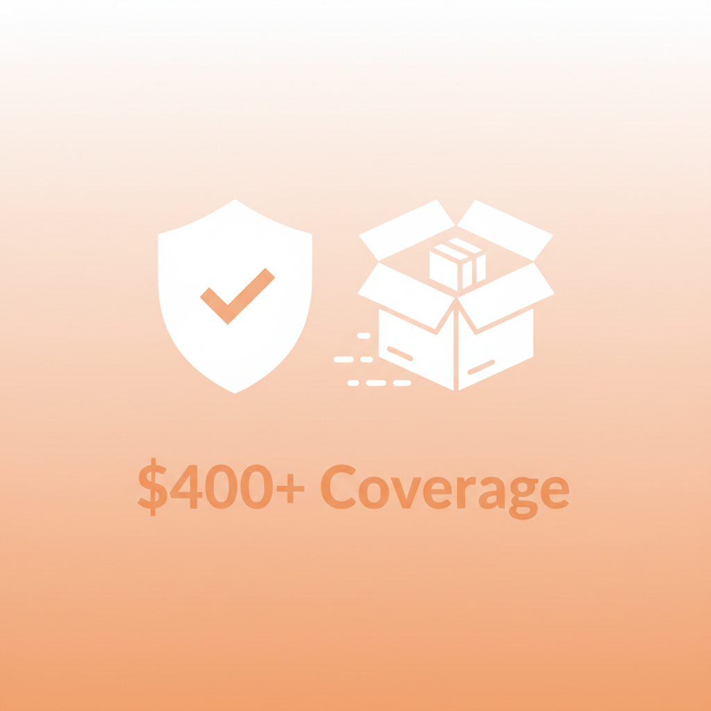 Package Protection – $400+ Coverage