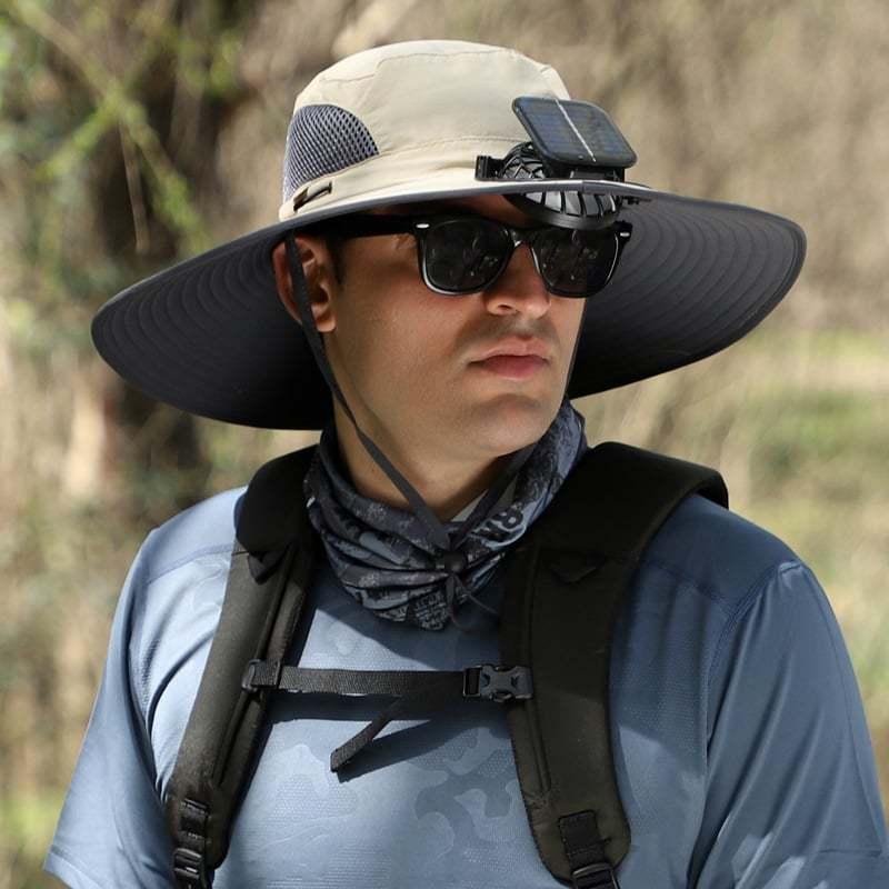 Solar Breeze™ Fan Hat | Solar-Powered Cooling Hat for Outdoor Work & Play