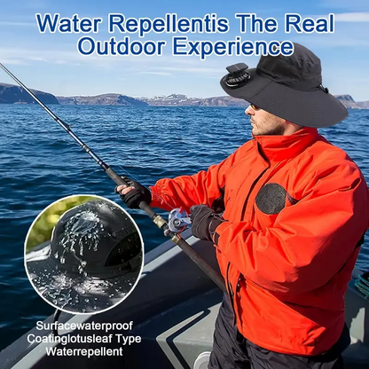Solar Breeze™ Fan Hat | Solar-Powered Cooling Hat for Outdoor Work & Play