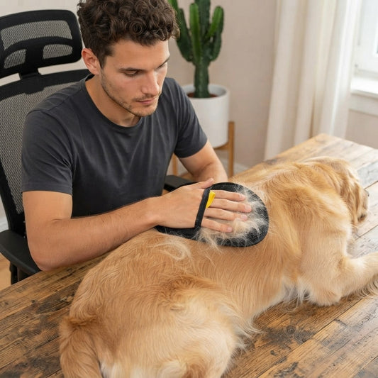 Double Sided Pet Grooming Gloves