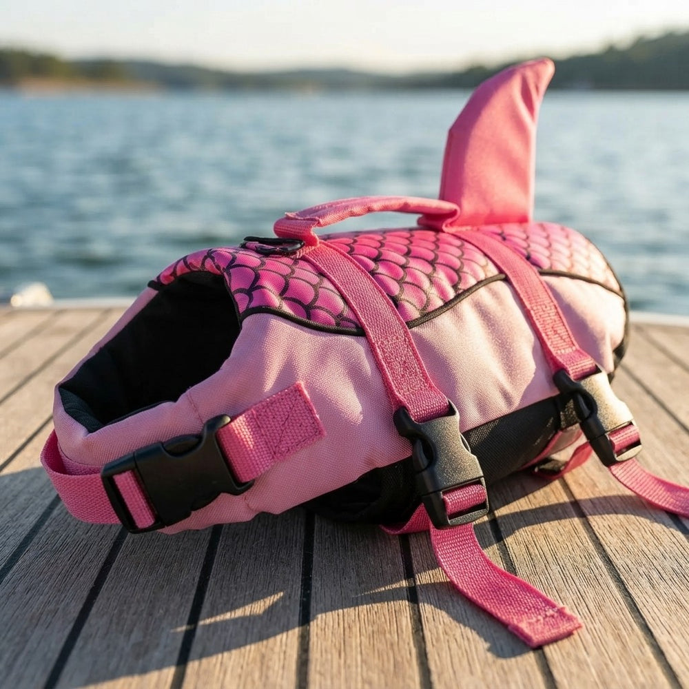 Shark Swim Dog Life Jacket