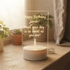 Luminous Acrylic Message Board