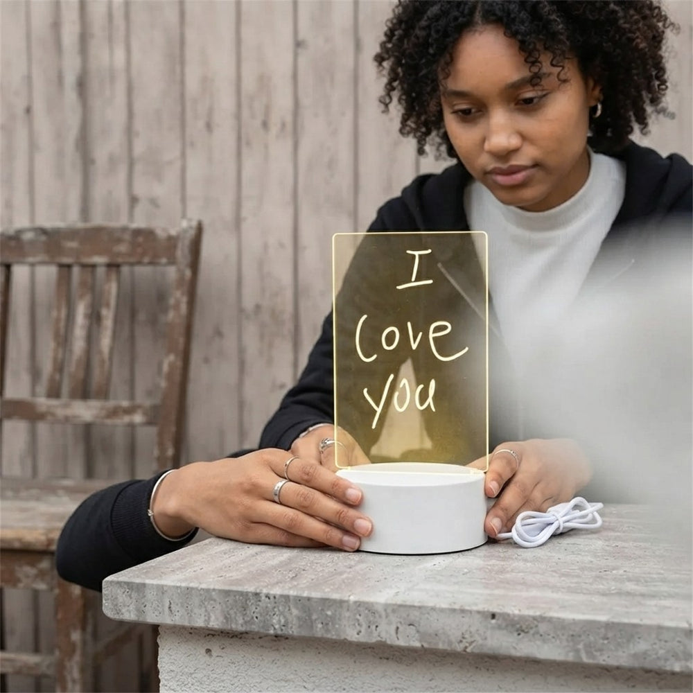 Luminous Acrylic Message Board